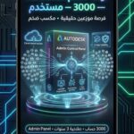 لوحة تحكم Autodesk Educational Plan (3000 Users)
