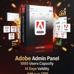 لوحة تحكم Adobe – 1000 مستخدم (Admin Panel)