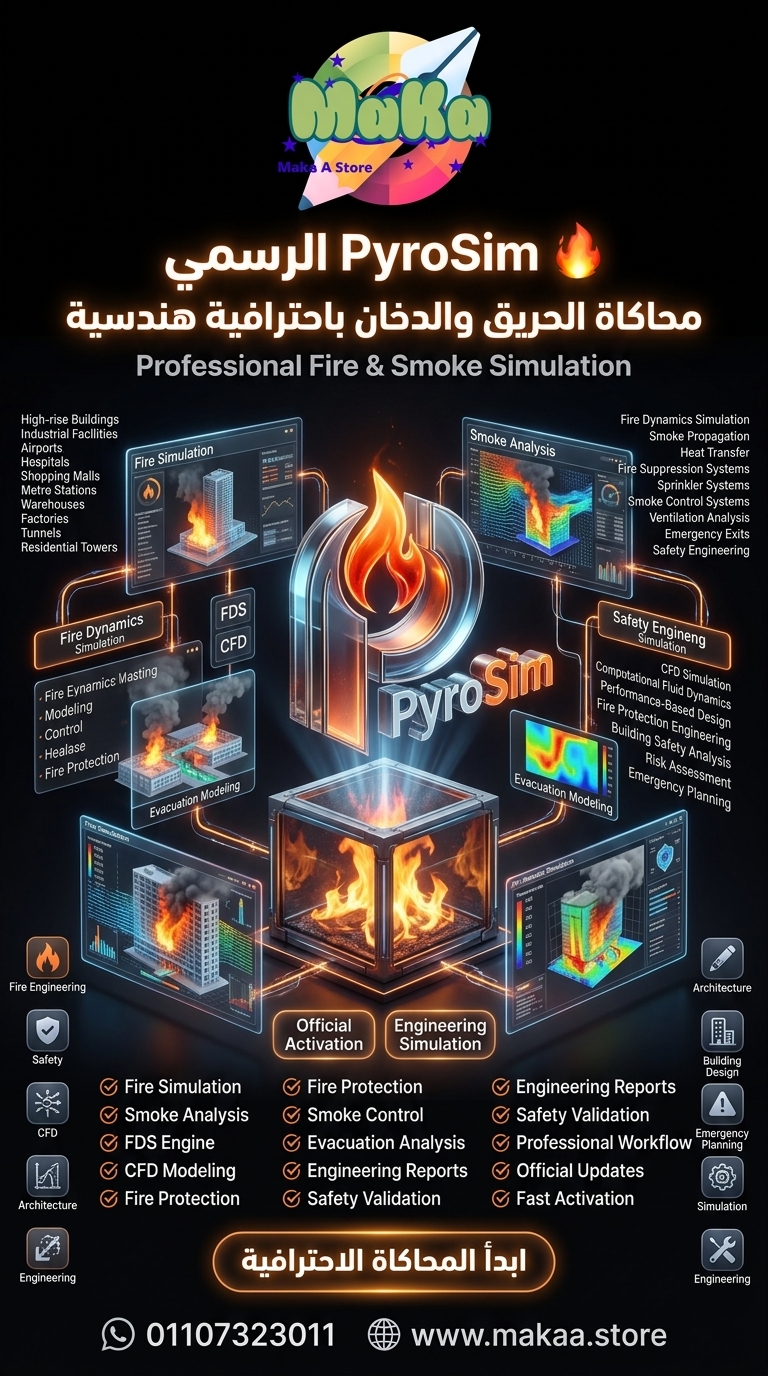 اشتراك PyroSim