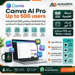 اشتراك لوحة تحكم كانفا 500 يوزر